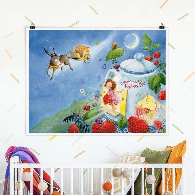 decoração quarto bebé Little Strawberry Strawberry Fairy - Donkey Casimir