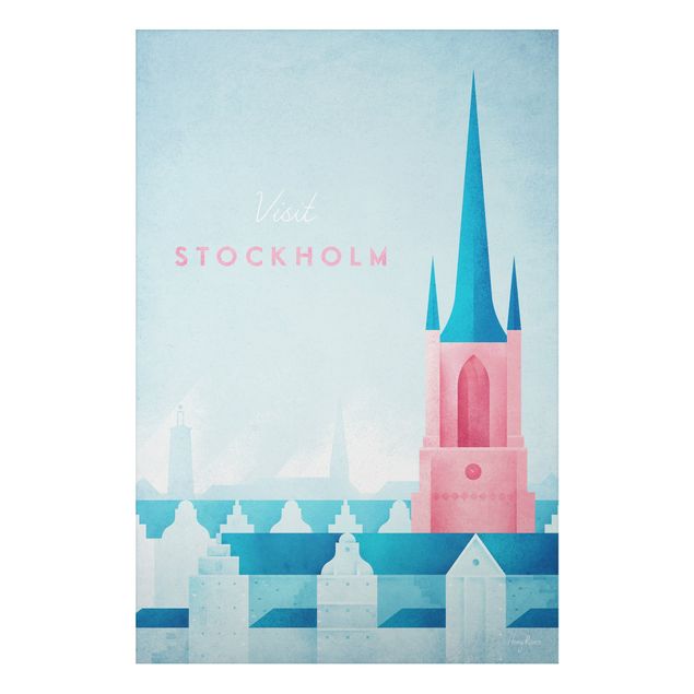 Quadros cidades Travel Poster - Stockholm