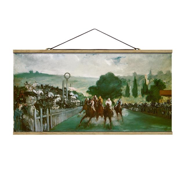 Quadros por movimento artístico Edouard Manet - Races At Longchamp