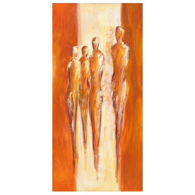 Divisórias de ambiente Petra Schüßler - Four Figures In Orange 02