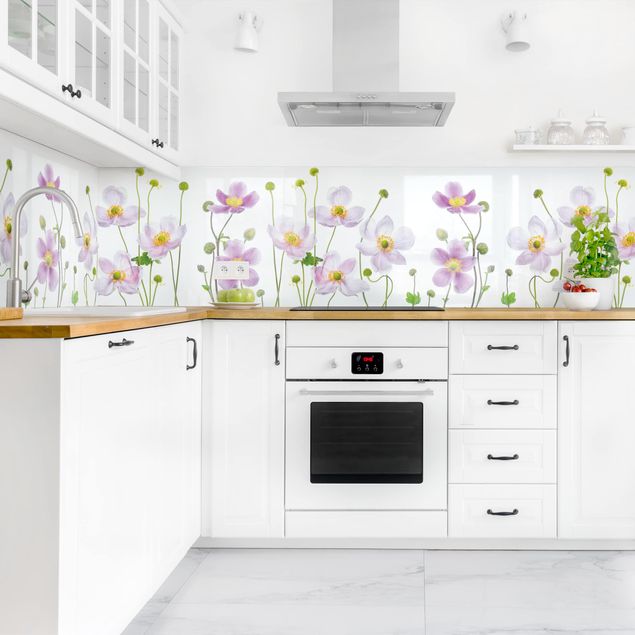 Backsplash de cozinha flores Anemone Mix
