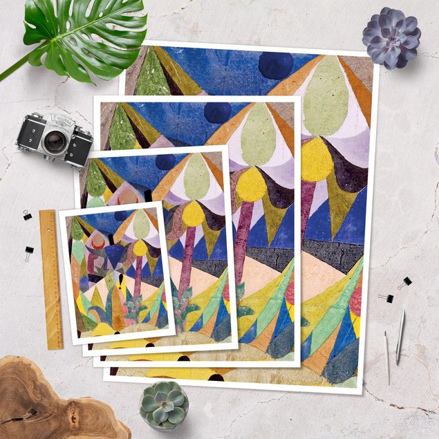 Quadros de Paul Klee Paul Klee - Mild tropical Landscape