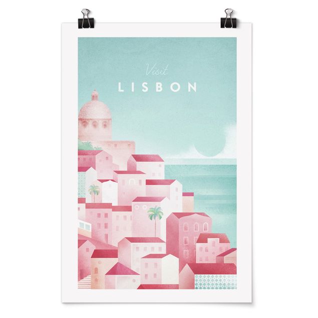 quadros sobre o mar Travel Poster - Lisbon