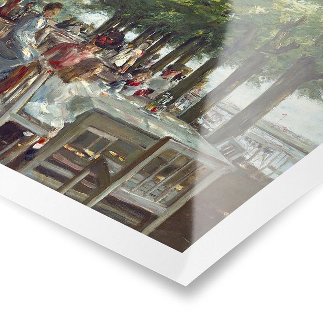 Posters quadros famosos Max Liebermann - The Restaurant Terrace Jacob