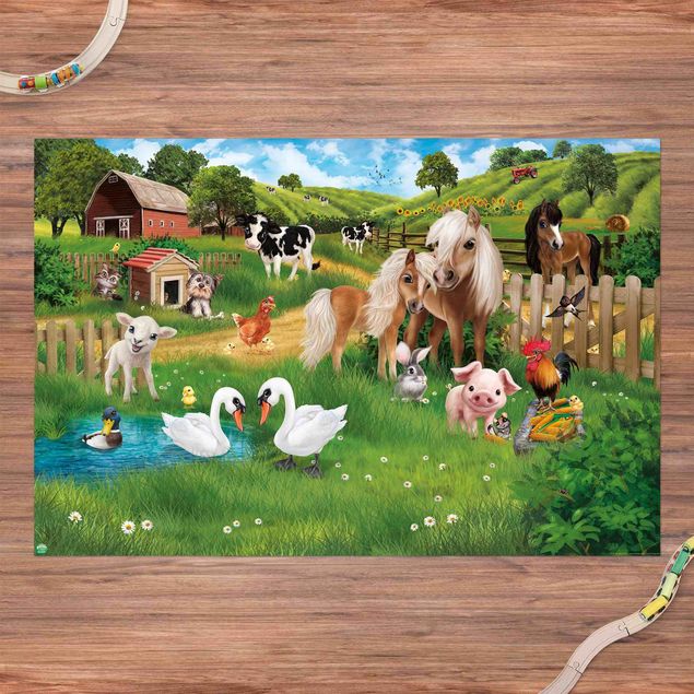 tapete varanda Animal Club International - Animals On A Farm