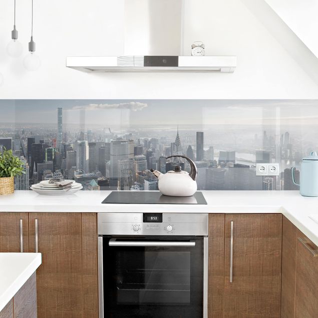 Backsplash de cozinha cidades e paisagens urbanas Upper Manhattan New York City