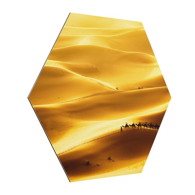quadros decorativos para sala modernos Golden Dunes
