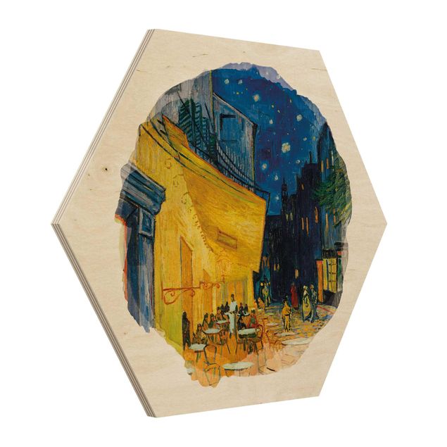 Quadros movimento artístico Pós-impressionismo WaterColours - Vincent Van Gogh - Cafe Terrace In Arles