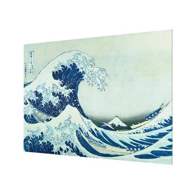 Réplicas de quadros famosos para decoração Katsushika Hokusai - The Great Wave At Kanagawa