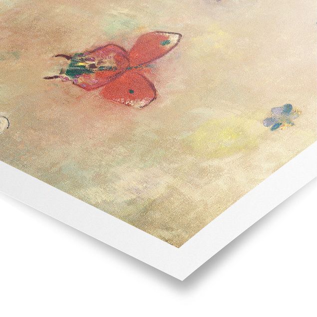 Posters animais Odilon Redon - Colourful Butterflies