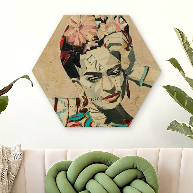 decoraçao cozinha Frida Kahlo - Collage No.1