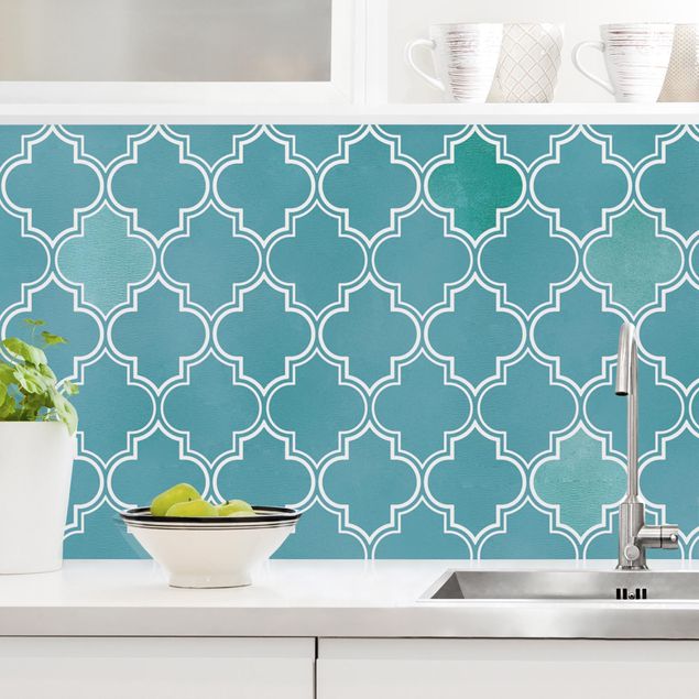 decoraçao para parede de cozinha Moroccan Ornament Pattern II