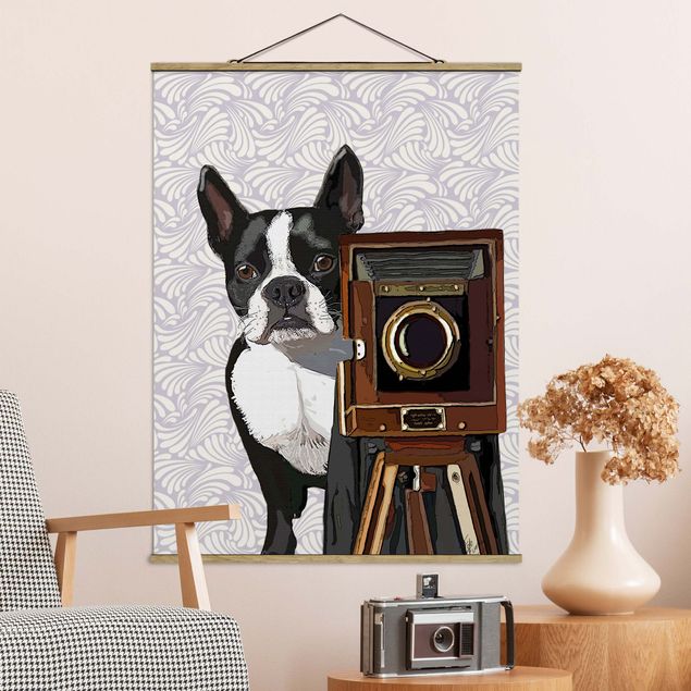 decoraçao para parede de cozinha Wildlife Photographer Terrier