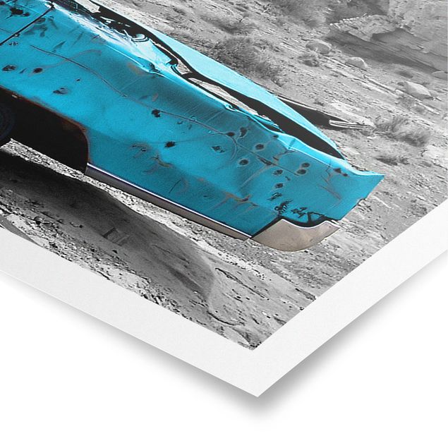Posters paisagens Turquoise Cadillac