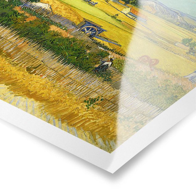 Quadros paisagens Vincent Van Gogh - The Harvest