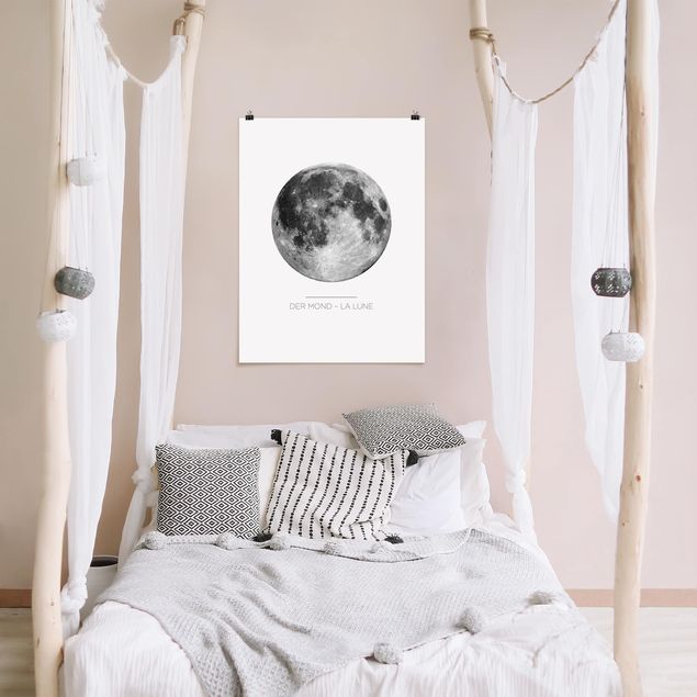 Posters frases The Moon - La Lune