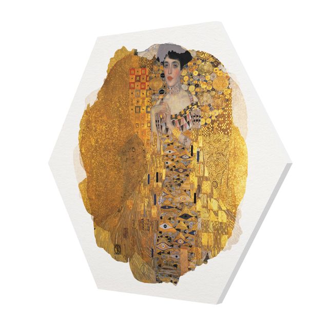 Quadros modernos WaterColours - Gustav Klimt - Portrait Of Adele Bloch-Bauer I