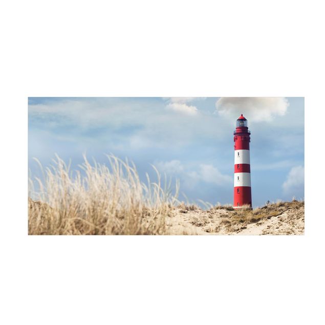 Tapete azul Lighthouse Betwen Dunes
