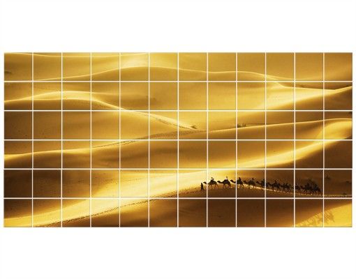 Películas para azulejos em amarelo Golden Dunes