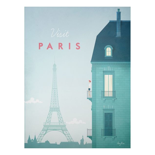 Quadros Paris Travel Poster - Paris