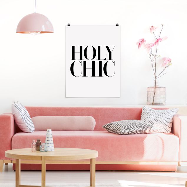 Posters frases Holy Chic