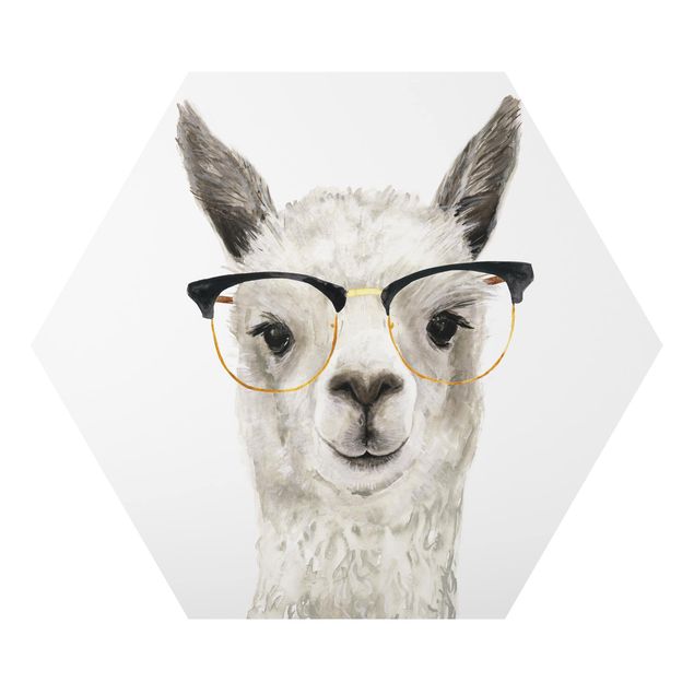 Quadros decorativos Hip Lama With Glasses I