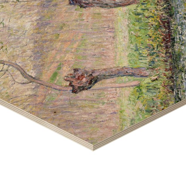 Quadros em madeira Claude Monet - Willow Trees Spring