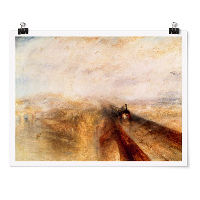 Posters quadros famosos William Turner - The Great Western Railway