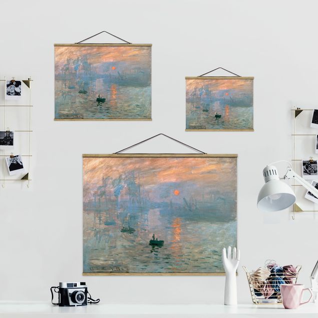 Quadros natureza Claude Monet - Impression (Sunrise)