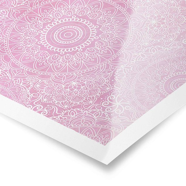 Quadros de Andrea Haase Pattern Mandala Light Pink