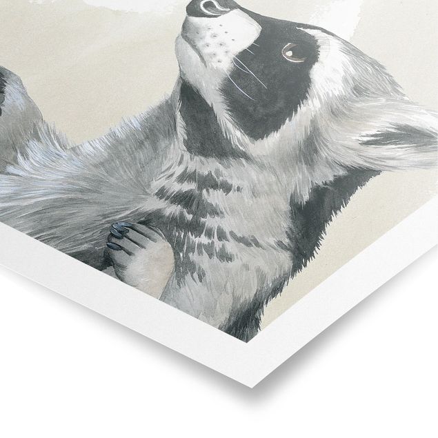 quadro animal Forest Friends - Raccoon