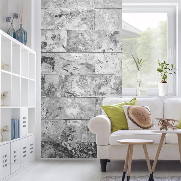 Divisórias de ambiente Stone Wall Natural Marble Grey