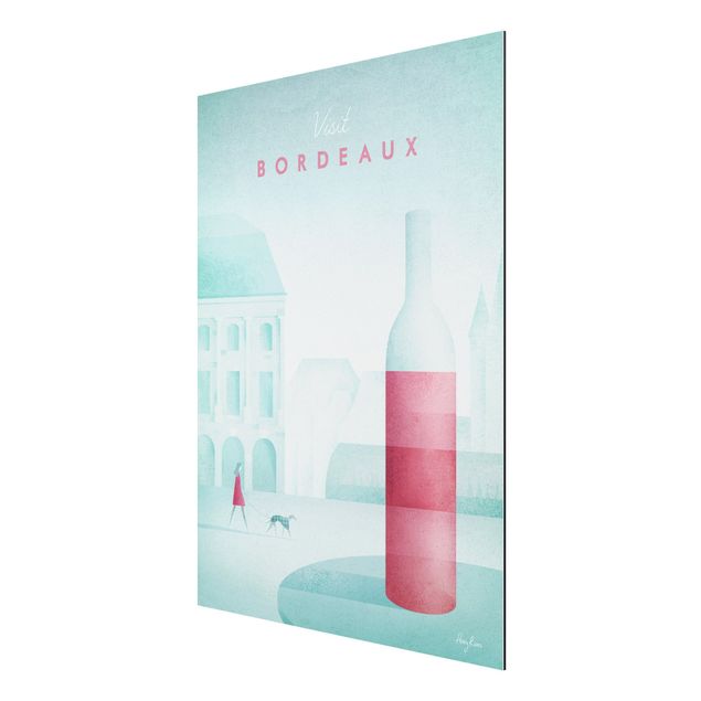 Quadros famosos Travel Poster - Bordeaux