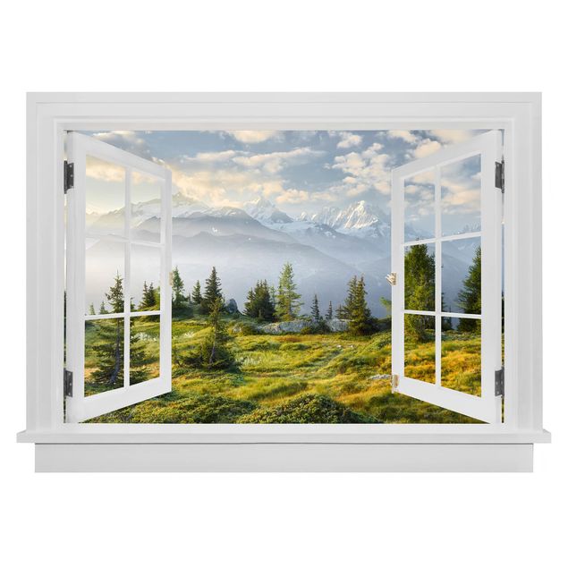 Quadros de Rainer Mirau Open Window Emosson Wallis Switzerland