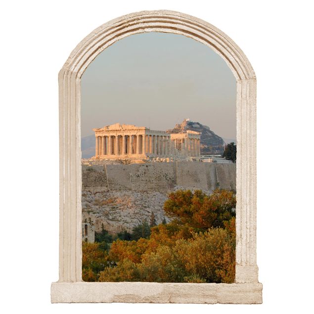 Autocolantes de parede 3D Stone Arch Acropolis