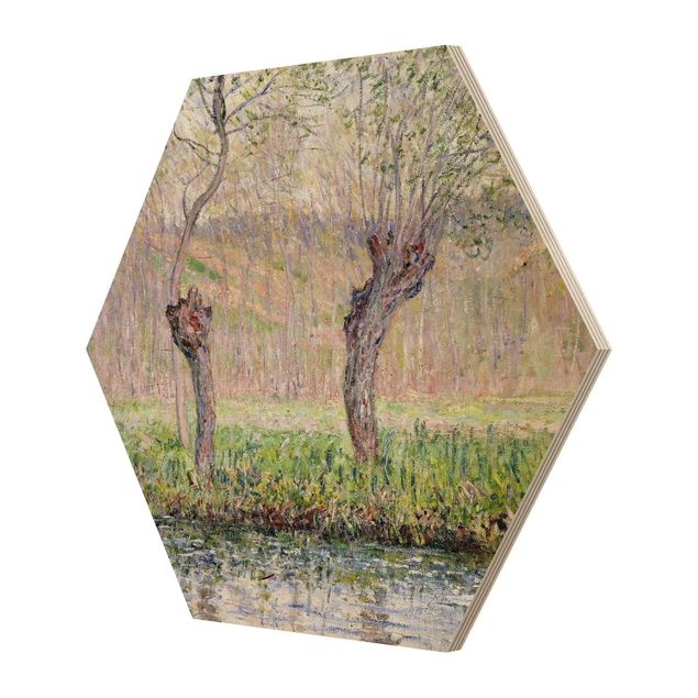 Quadros decorativos Claude Monet - Willow Trees Spring