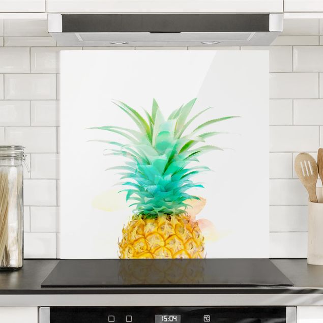 decoraçao cozinha Pineapple Watercolor