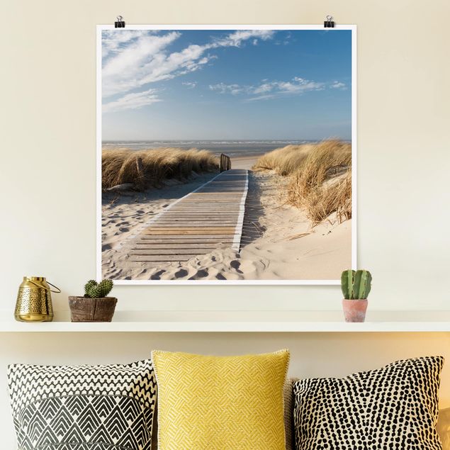 quadros de paisagens Baltic Sea Beach