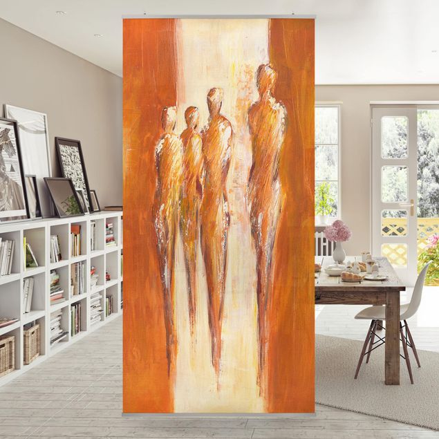 Quadros de Petra Schüssler Petra Schüßler - Four Figures In Orange 02