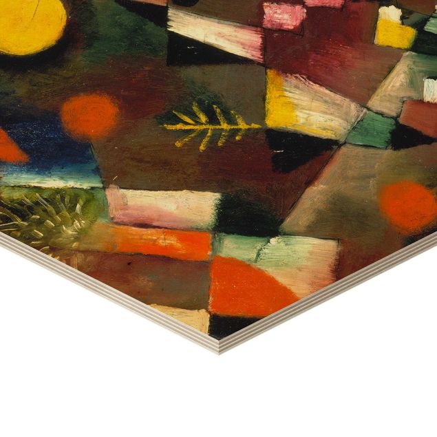 Quadros hexagonais Paul Klee - The Full Moon