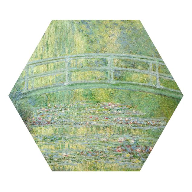 Quadros famosos Claude Monet - Japanese Bridge