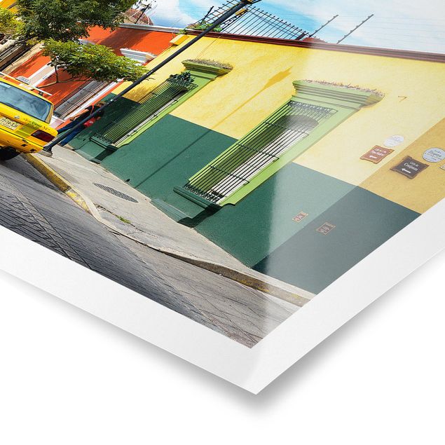 quadros para parede Colourful Mexican Street