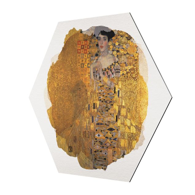 Quadros modernos WaterColours - Gustav Klimt - Portrait Of Adele Bloch-Bauer I