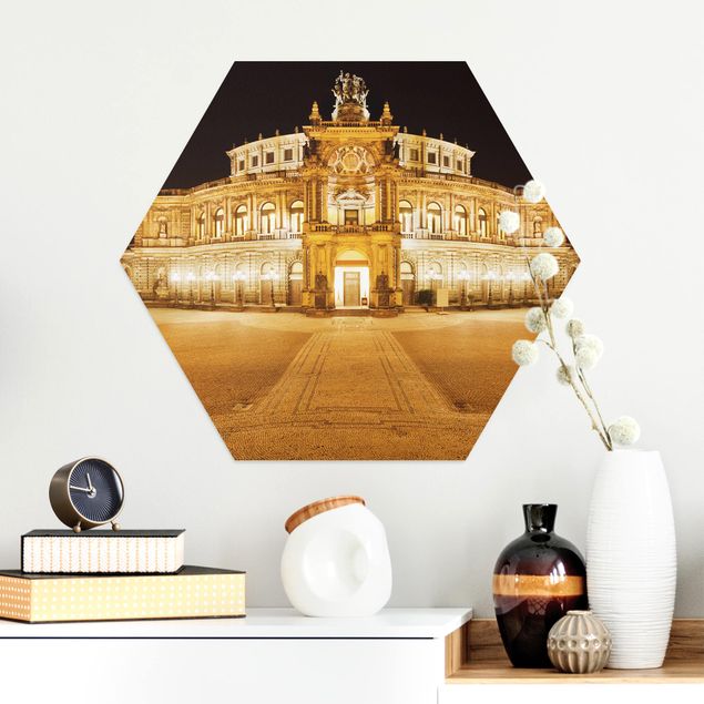 decoraçao para parede de cozinha Dresden Opera House