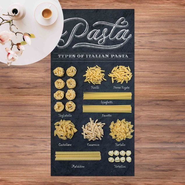tapete varanda Italian Pasta Varieties