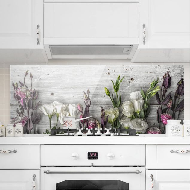 decoraçoes cozinha Tulip Rose Shabby Wood Look