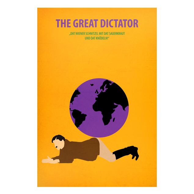 Quadros famosos Film Poster The Great Dictator
