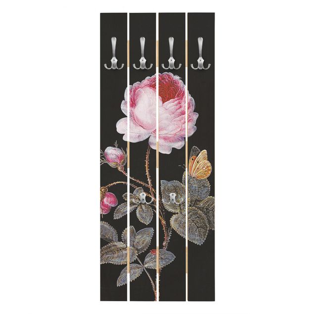 Cabides de parede flores Barbara Regina Dietzsch - The Hundred-Petalled Rose