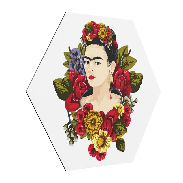 quadros de flores Frida Kahlo - Roses