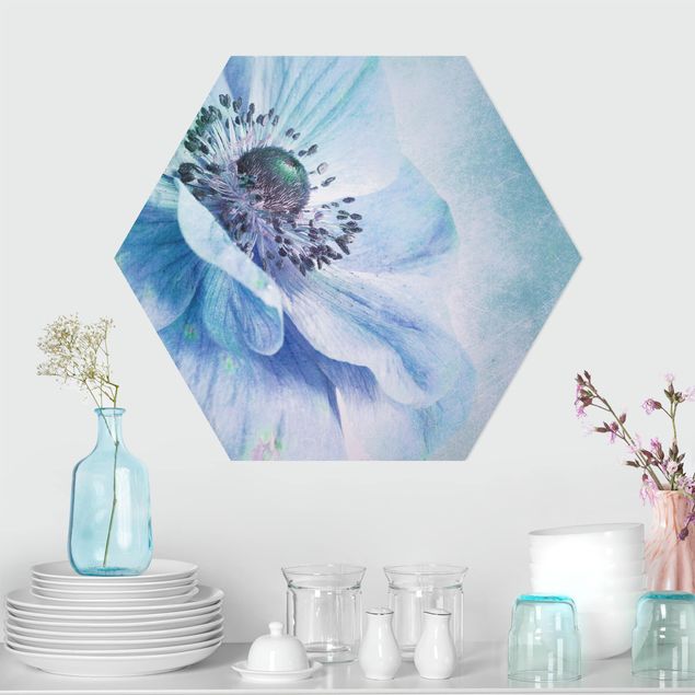 decoraçoes cozinha Flower In Turquoise
